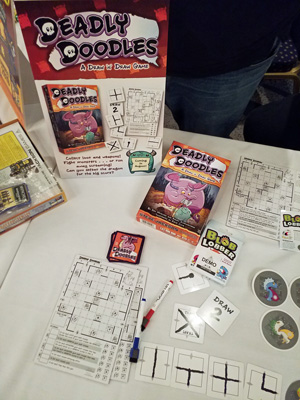 Photo of Deadly Doodles on display at the UKGE 2019