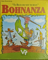 Bohnanza cover:several different beans digging a field