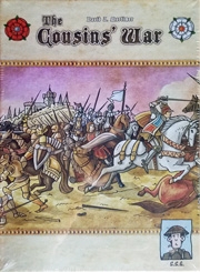 Cover of The Cousins' War (2nd ed): a battle scene from the Wars of the Roses