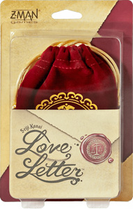 Publisher's image of the Love Letter pouch in its blister pack