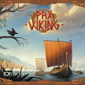 Cover of Pax Viking: Viking longships with a Mediterranean city in the background