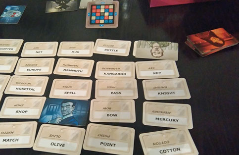 Playing Codenames at Swiggers games club