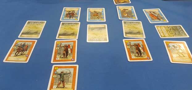 Go red army! But it’s a pretty even fight in Field of Glory: the card game
