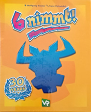 Cover of 6 nimmt! 30th anniversary edition - a blue bull's head image