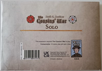 The paper envelope containing The Cousins' War Solo Expansion