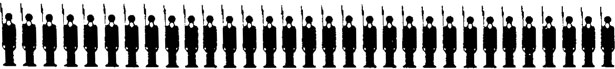 A line of soldiers